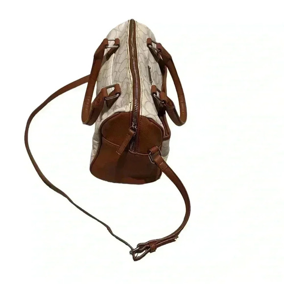 Nine West crossbody bag womens purse brown cream tan handbag - Picture 6 of 11